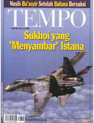 Cover Majalah Tempo - Edisi 2003-07-06