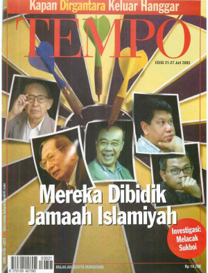 Cover Majalah Tempo - Edisi 2003-07-27