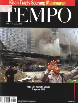 Cover Majalah Tempo - Edisi 2003-08-17