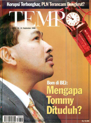 Cover Majalah Tempo - Edisi 2000-09-24