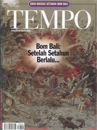Cover Majalah Tempo - Edisi 2003-10-19