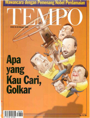 Cover Majalah Tempo - Edisi 2003-10-26