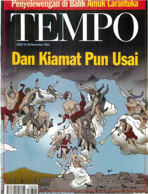 Cover Majalah Tempo - Edisi 2003-11-30