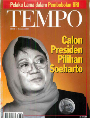 Cover Majalah Tempo - Edisi 2003-12-14