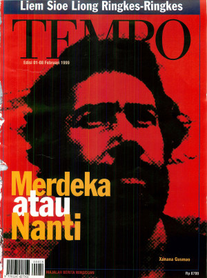 Cover Majalah Tempo - Edisi 1999-02-08