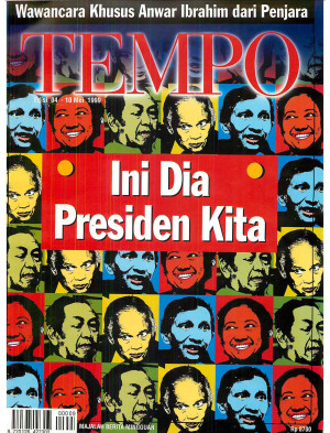 Cover Majalah Tempo - Edisi 1999-05-10