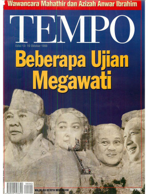 Cover Majalah Tempo - Edisi 1998-10-19