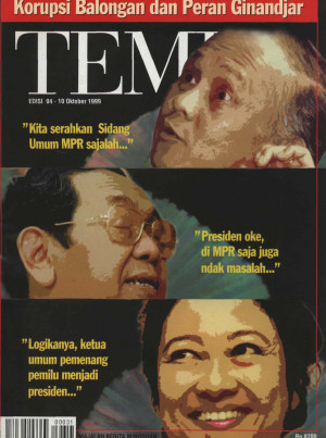 Cover Majalah Tempo - Edisi 1999-10-10