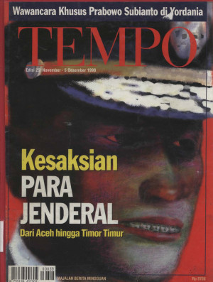 Cover Majalah Tempo - Edisi 1999-12-05