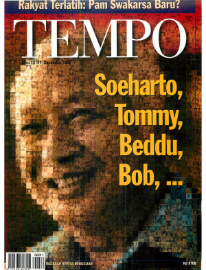 Cover Majalah Tempo - Edisi 1998-12-21