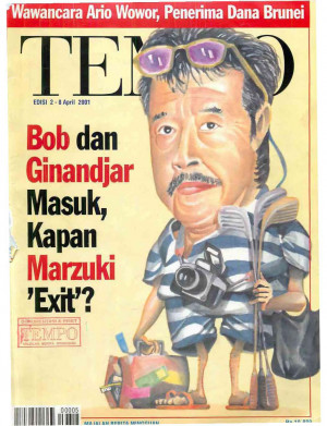 Cover Majalah Tempo - Edisi 2001-04-08