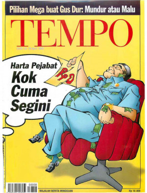 Cover Majalah Tempo - Edisi 2001-04-29