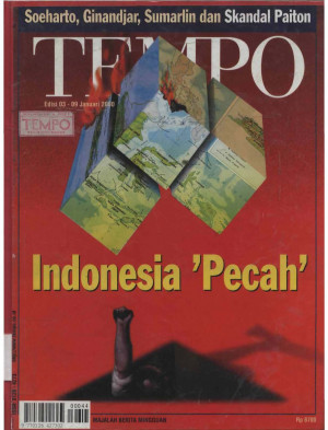 Cover Majalah Tempo - Edisi 2000-01-09