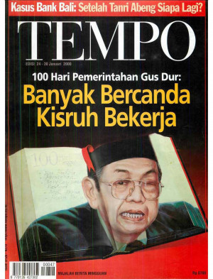 Cover Majalah Tempo - Edisi 2000-01-30