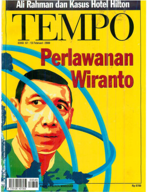 Cover Majalah Tempo - Edisi 2000-02-13