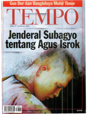 Cover Majalah Tempo - Edisi 2000-02-27
