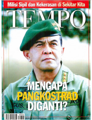 Cover Majalah Tempo - Edisi 2000-08-06