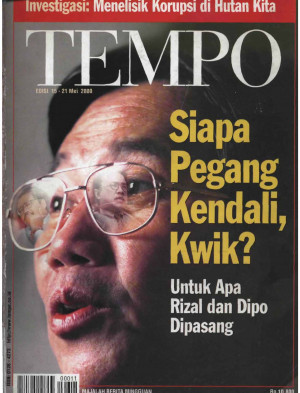 Cover Majalah Tempo - Edisi 2000-05-21