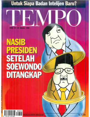 Cover Majalah Tempo - Edisi 2000-10-29