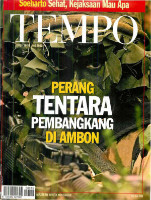 Cover Majalah Tempo - Edisi 2002-06-16