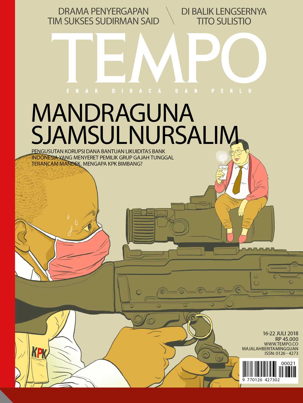 Cover Majalah Tempo - Edisi 2018-07-14
