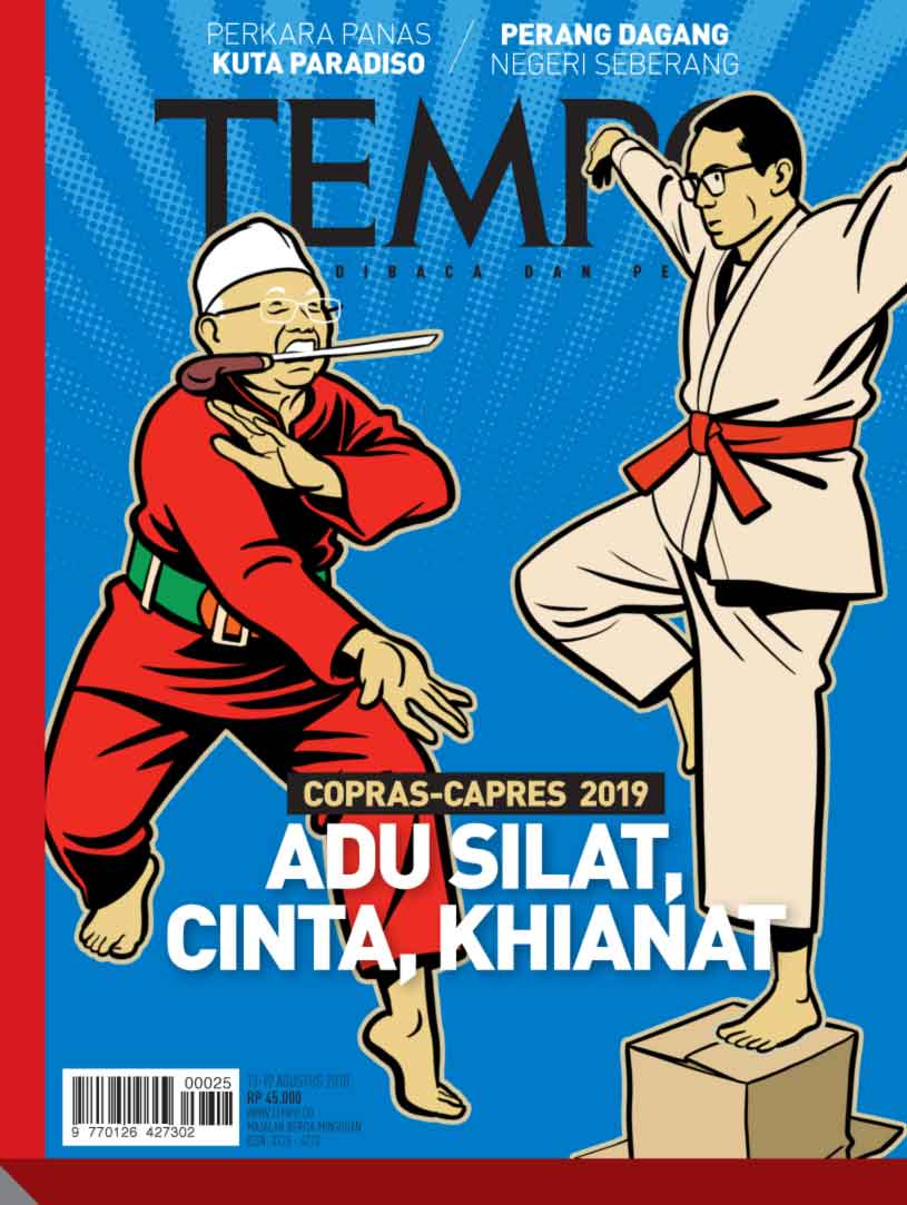 Cover Majalah Tempo - Edisi 2018-08-11