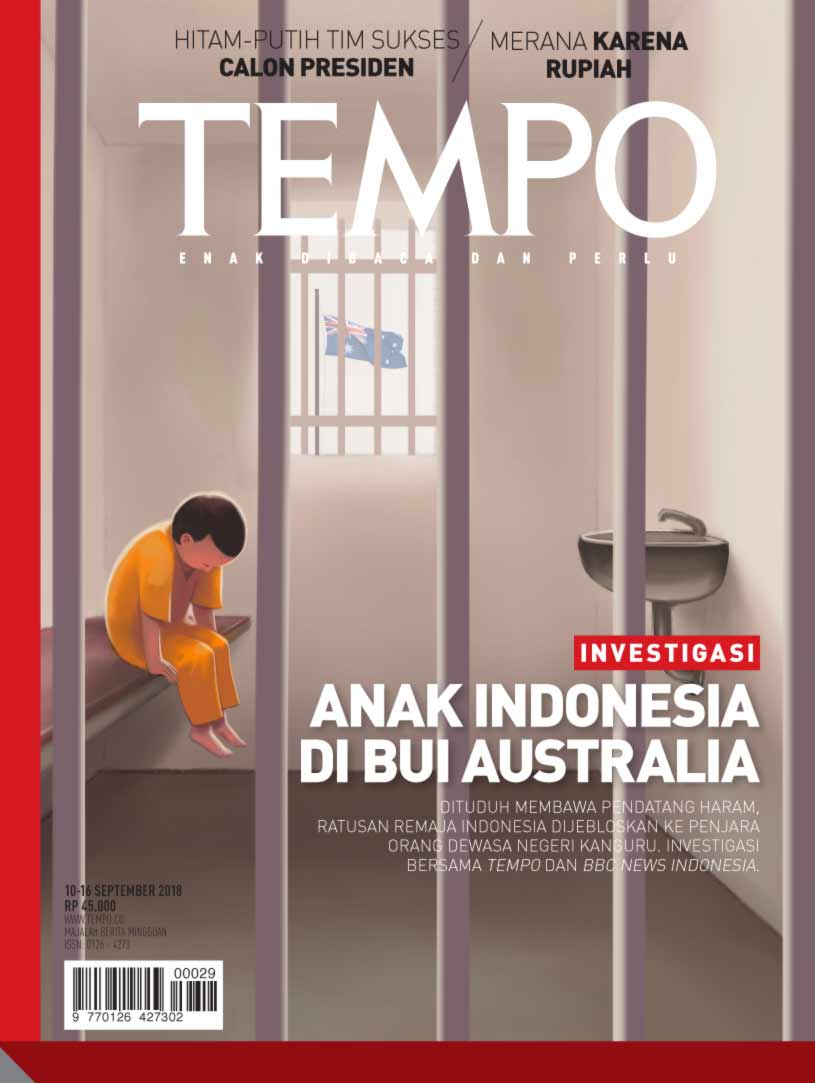 Cover Majalah Tempo - Edisi 2018-09-08