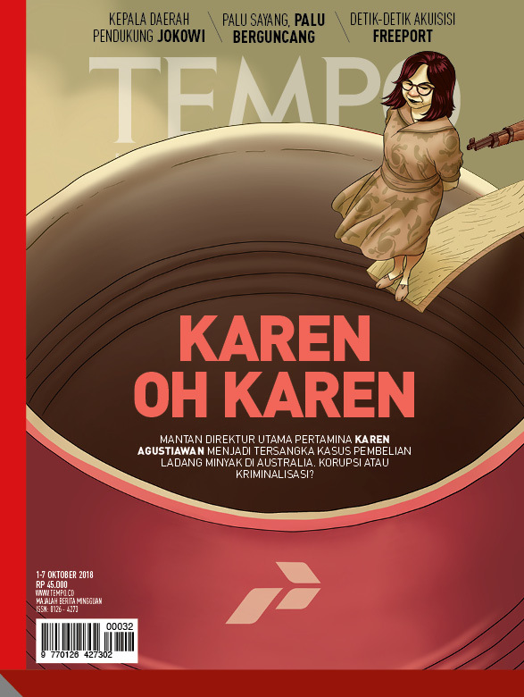 Cover Majalah Tempo - Edisi 2018-09-29 - Karen Oh Karen