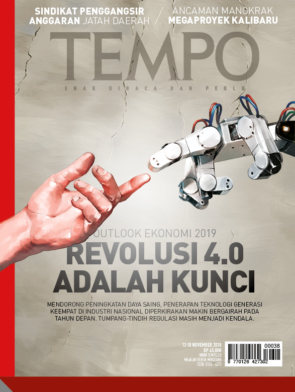 Cover Majalah Tempo - Edisi 10-11-2018 - Revolusi 4.0 Adalah Kunci