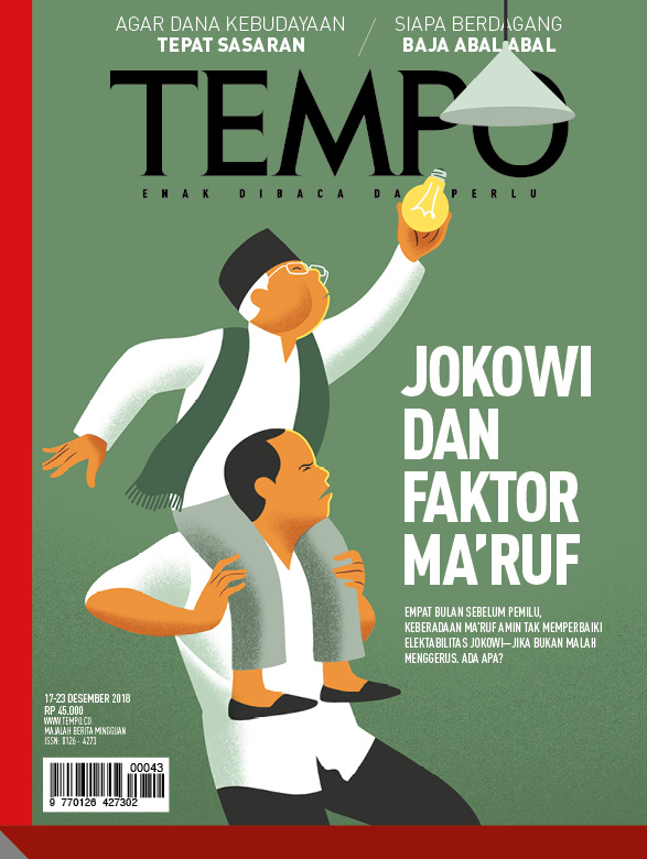 Cover Majalah Tempo - Edisi 15-12-2018 - Jokowi Dan Faktor Ma'Ruf