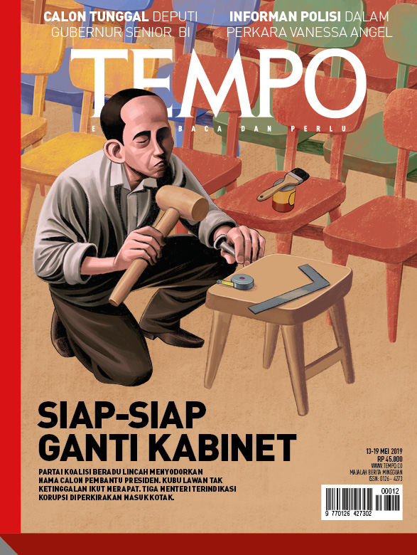 Cover Majalah Tempo - Edisi 11-05-2019 - Siap-Siap Ganti Kabinet