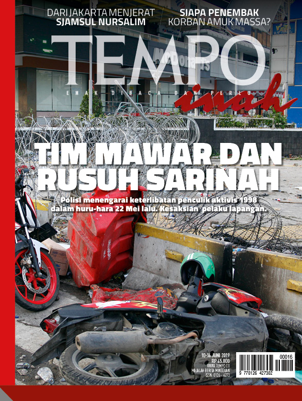 Cover Majalah Tempo - Edisi 08-06-2019 - Tim Mawar Dan Rusuh Sarinah