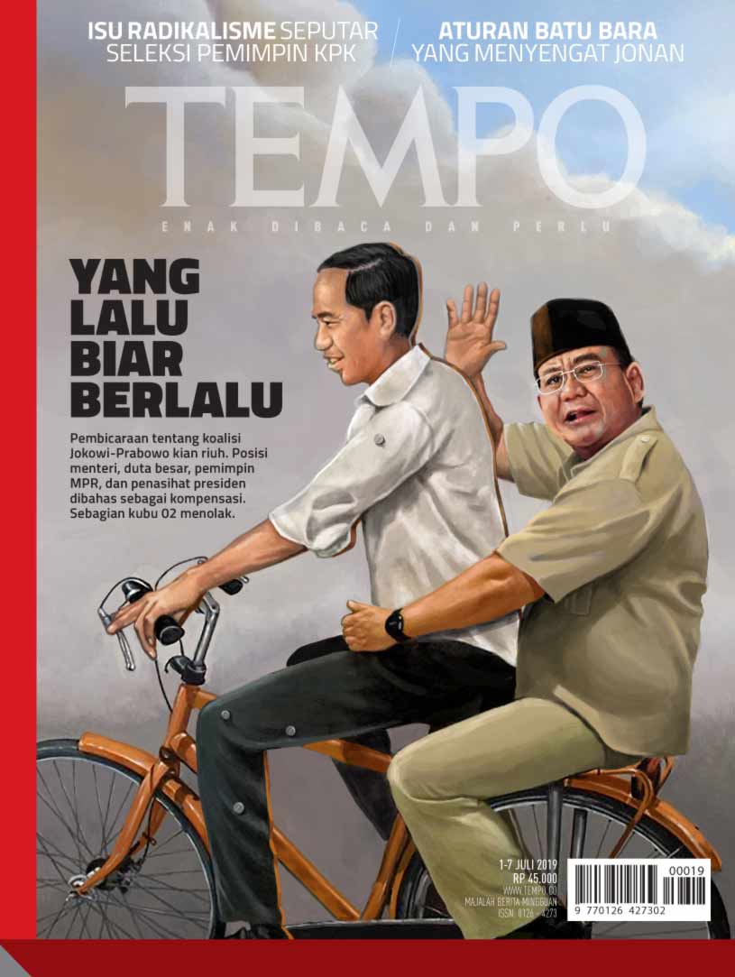 Cover Majalah Tempo - Edisi 07-07-2019 - Yang Lalu Biar Berlalu