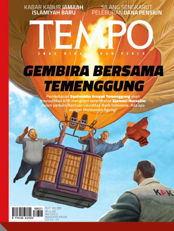 Cover Majalah Tempo - Edisi 21-07-2019 - Gembira Bersama Temenggung