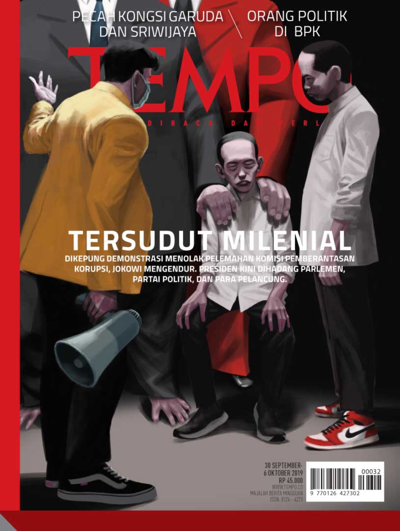 Cover Majalah Tempo - Edisi 28-09-2019 - Tersudut Milenial
