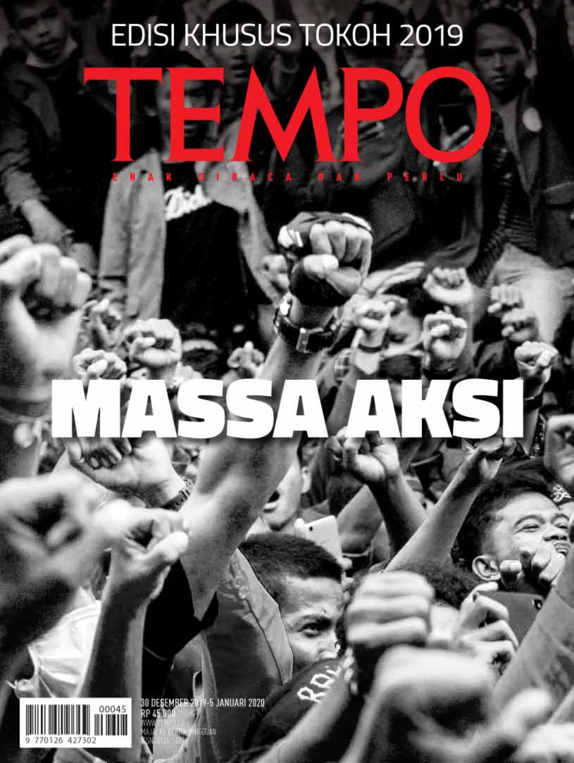 Cover Majalah Tempo - Edisi 28-12-2019 -  Massa Aksi