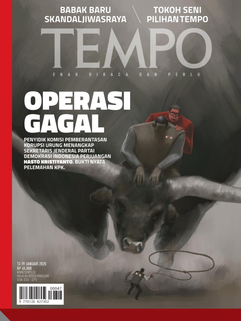 Cover Majalah Tempo - Edisi 11-01-2020 - Operasi Gagal