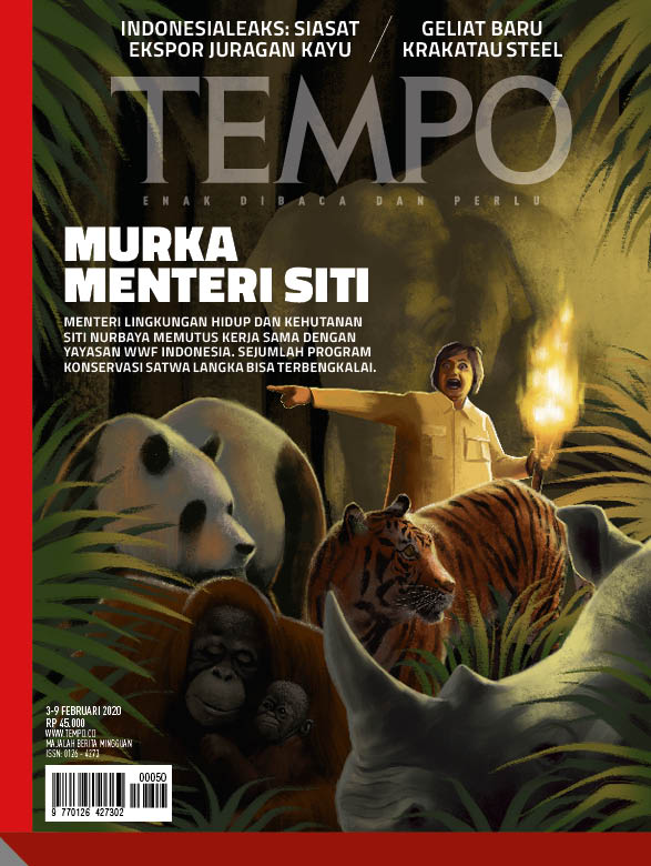 Cover Majalah Tempo - Edisi 01-02-2020 - Murka Menteri Siti