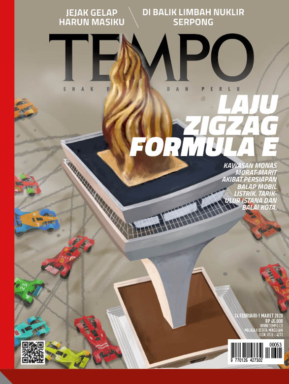 Cover Majalah Tempo - Edisi 22-02-2020 - Laju Zigzag Formula E
