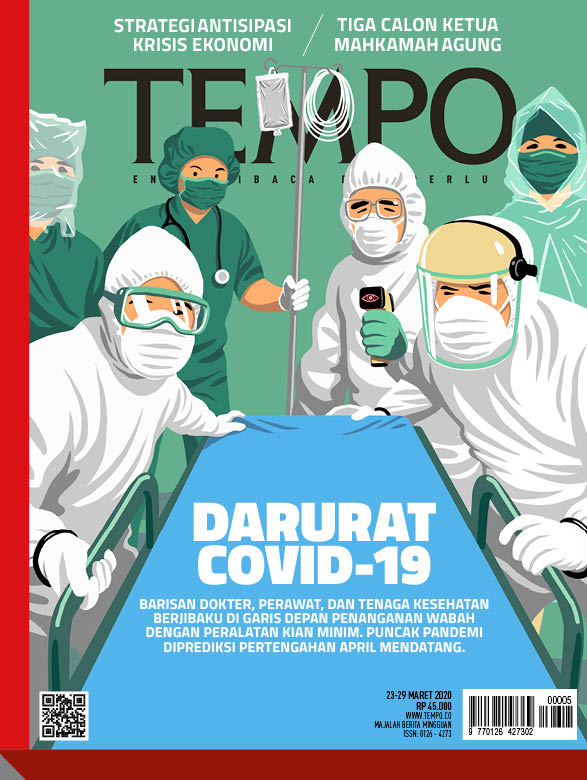 Cover Majalah Tempo - Edisi 21-03-2019 - Darurat Covid-19