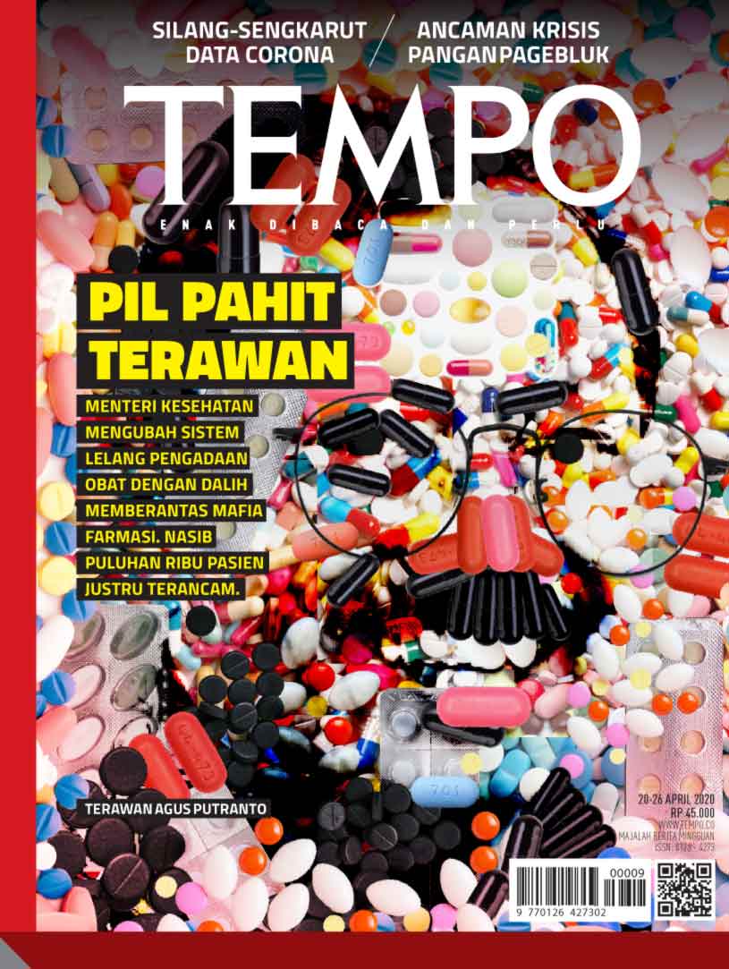 Cover Majalah Tempo - Edisi 18-04-2020 - Pil Pahit Terawan