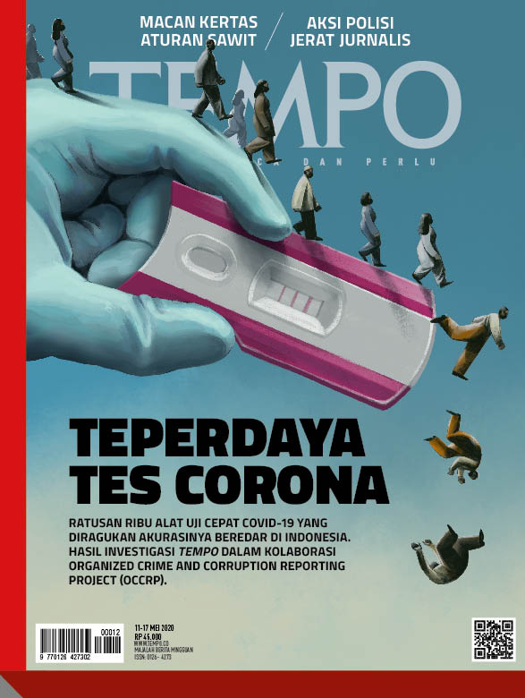Cover Majalah Tempo - Edisi 09-05-2020 - Teperdaya Tes Corona