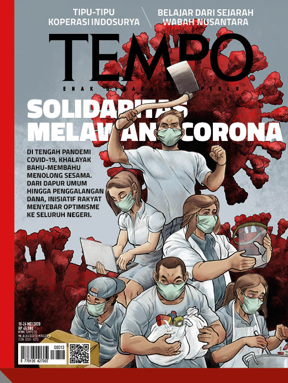 Cover Majalah Tempo - Edisi 16-05-2020 - Solidaritas Melawan Corona