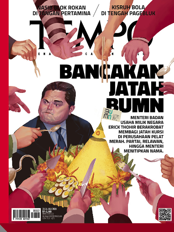Cover Majalah Tempo - Edisi 18-07-2020 - Bancakan Jatah BUMN