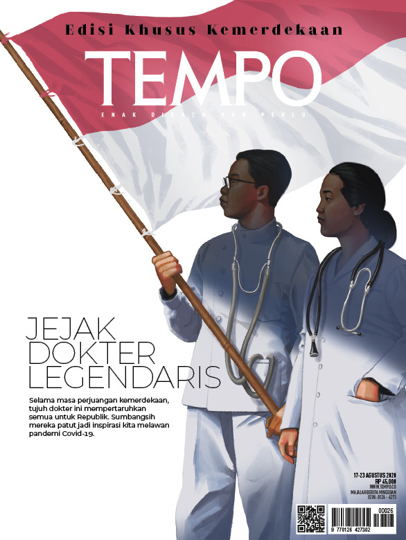 Cover Majalah Tempo - Edisi 15-08-2020 - Jejak Dokter Legendaris