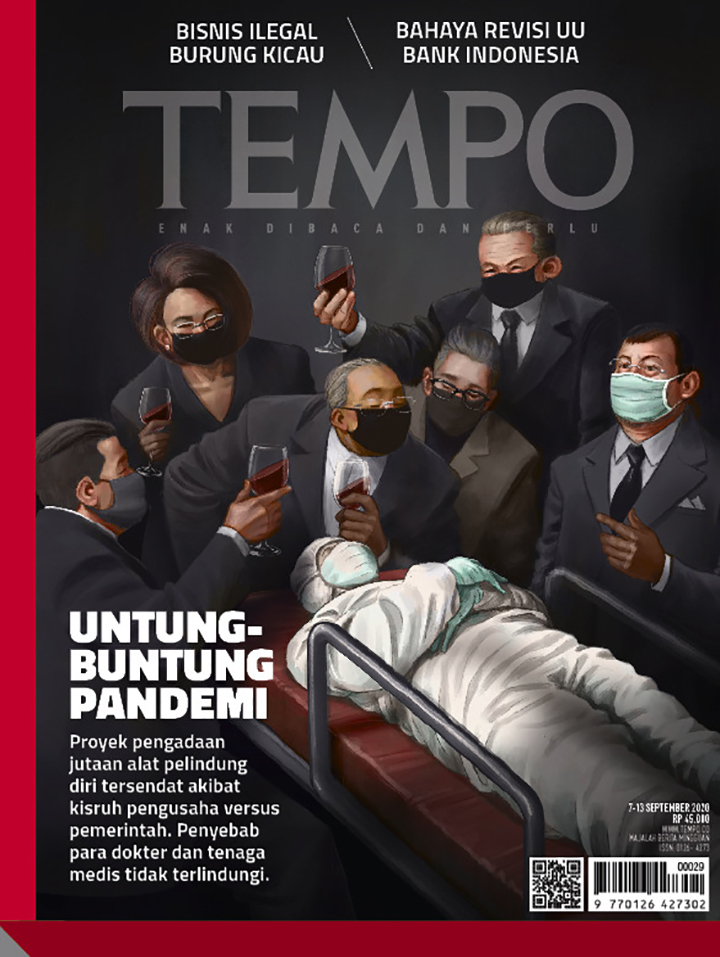 Cover Majalah Tempo - Edisi 05-09-2020 - Untung Buntung Pandemi