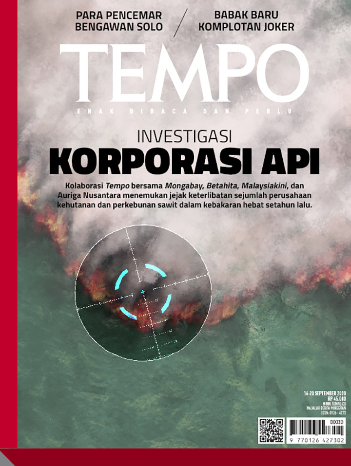 Cover Majalah Tempo - Edisi 12-09-2020 - Korporasi Api