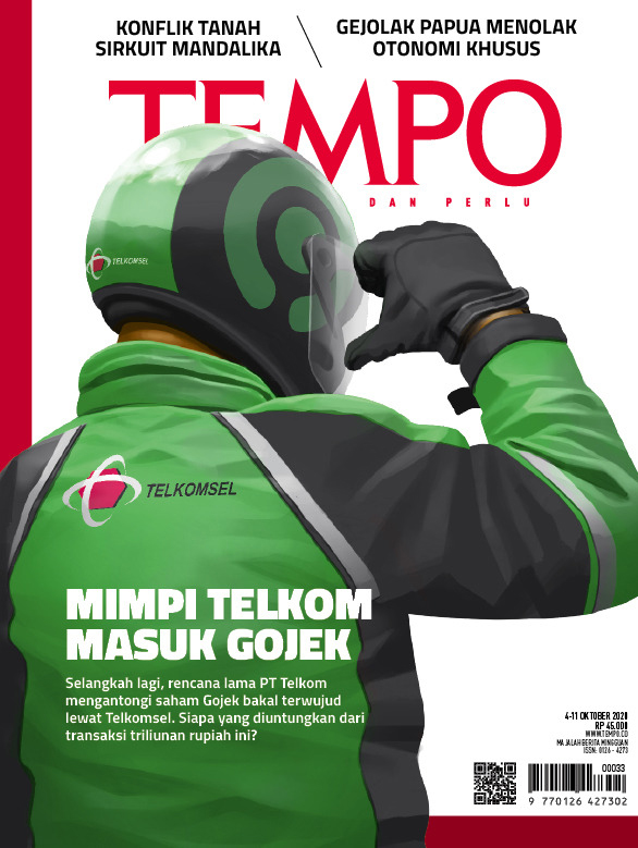 Cover Majalah Tempo - Edisi 03-10-2020 - Mimpi Telkom Masuk Gojek