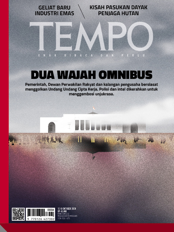 Cover Majalah Tempo - Edisi 10-10-2020 - Dua Wajah Omnibus