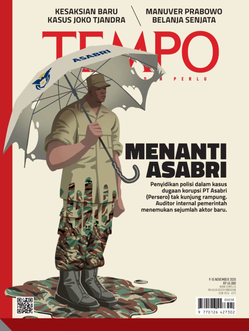 Cover Majalah Tempo - Edisi 07-11-2020 - Menanti Asabri